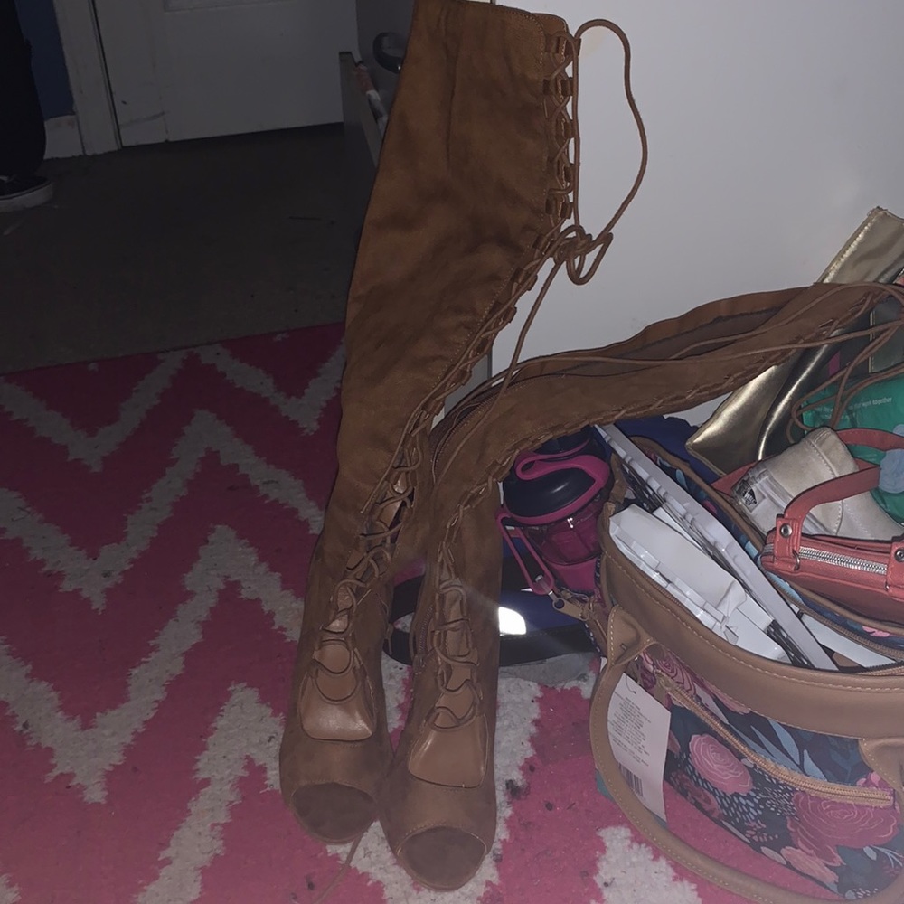 Lace up boots